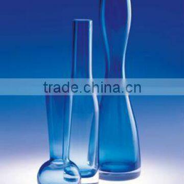 high quality borosilicate handblown tall glass vase
