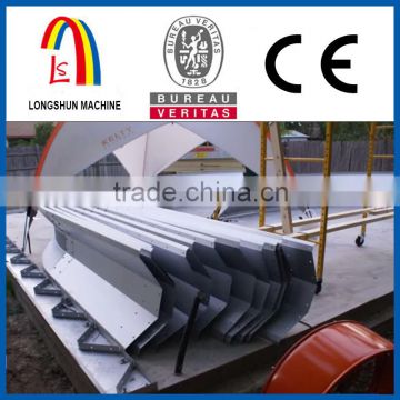 screw and bolt connecting galvanized arch steel building machine