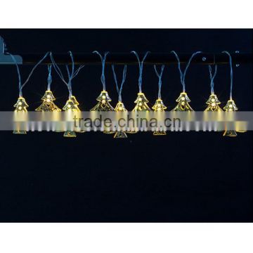 12LED Solar Powered Pine Tree String light Fairy Lamp Christmas Garden Decoration Heart