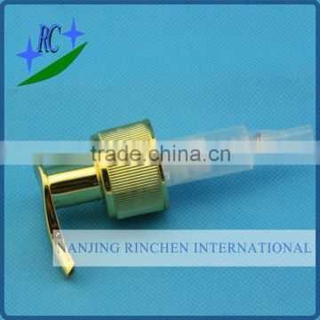 Gold coating screw lotion pump