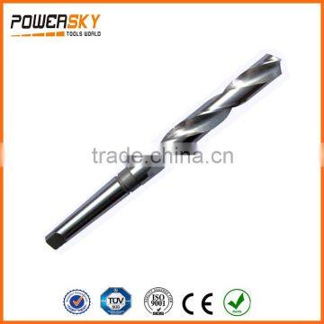 High quality M42/M35/M2/W43 bright morse taper shank twist drill bit