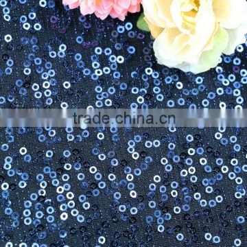 polyester spandex embroidery indian fabric sequins/ sequin wholesale knit fabric