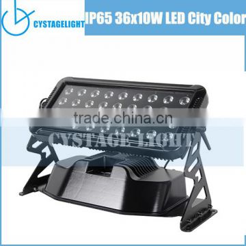 36pcs 10W 4-In-1 RGBW LED City Color Wall Washer Light Outdoor