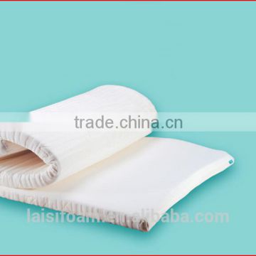 100% polyester memory foam mattress formattress cover with zipper LS-M-002-D memory foam mattress