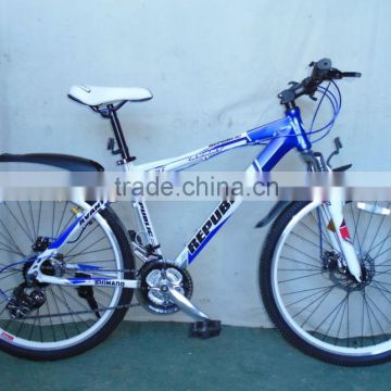 26"alloy blue moutain bicycle/bike hot sale