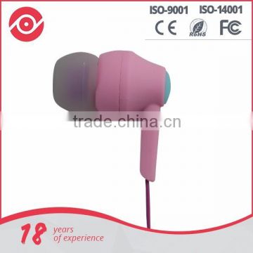 2015 hot promotional wired stereo fashion in ear earphone price