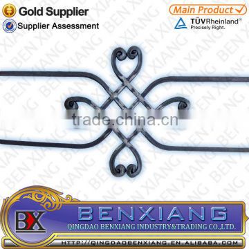 Hot galvanized black powder coated decorative Wrought Iron Picket ( Iso9001:2008 Manufacturer Supply )