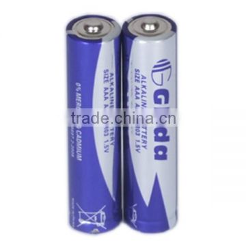 Made in China Battery Factory Manufacturer Glida Alkaline Battery with CE,UL,ROHS and ISO9001 certificates