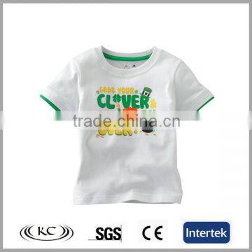 fashion good price europe new hotsale colorful print white t shirts