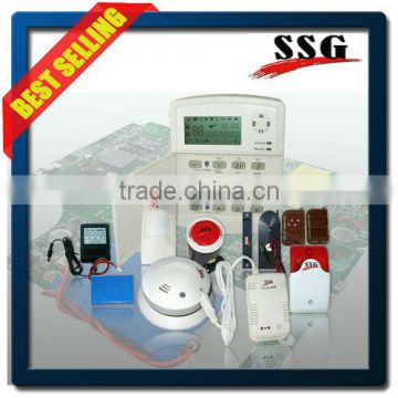 GSM construction security alarm systems with big LCD,CE,FCC,RoHS certificates