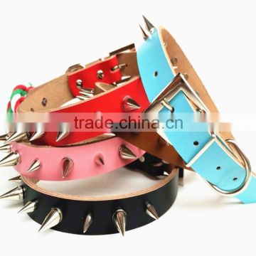 hot sale cow leather dog chains dog collar chains