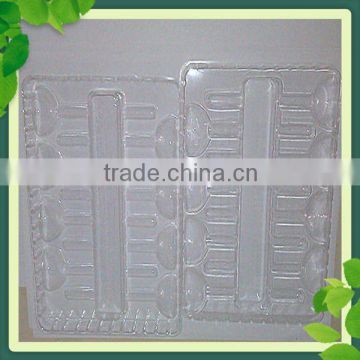 clear PVC plastic tray