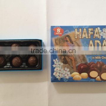 Hafa Adai 6pc packing macadamia nuts milk chocolate candy
