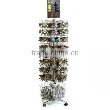 removable supermarket hanging metal toy display rack