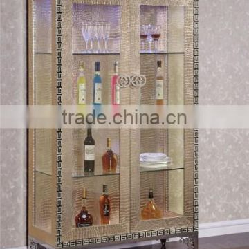 2015 best seller champagne wine cabinet /stainless steel Display Cabine C106-2