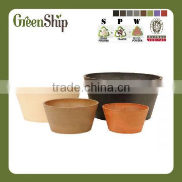 Decorative Ceramic Pot/ 10 years lifetime/UV protective/lightweight/ waterproof