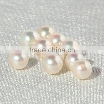 wholesale half drilled AAA grade loose Akoya pearls 6.5-7mm