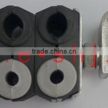Optical fiber and power cable clamp, Fiber sheath type cable clamp