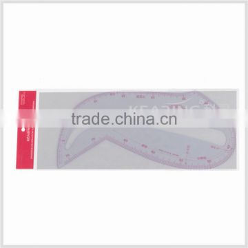 Fashion design ruler,french curve ruler,transparent ruler China Kearing brand #6402
