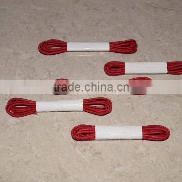 WAX ROUND COTTON SHOELACES