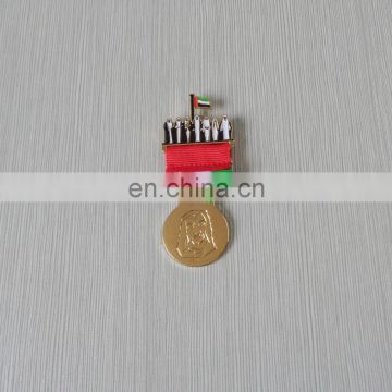 46th UAE national day seven sheikh and ribbon souvenir magnet pin badge