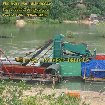 Portable Gold Dredge 150m³/h Easy Operate