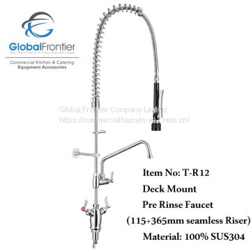whole stainless pre rinse faucet commercial tapware lead free plating elimination