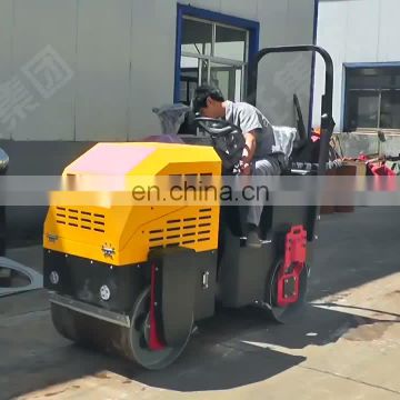 Small used pedestrian vibratory road roller for sale
