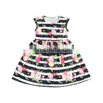 Cute Toddler Floral Printed Dress Girls Sun Dresses Baby Girl Summer Dress