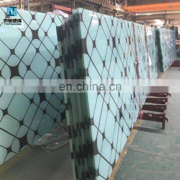 Competitive large size tempered silk screen printing panel glass