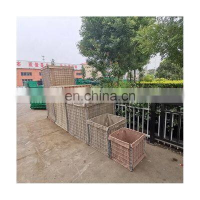 Hot Dipped Galvanized Hesco Barrier Bastion Welded Gabion Box Military Sand Wall Wire Mesh Panel