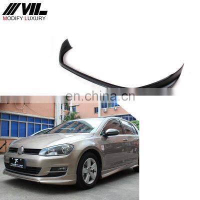 RDX PU Car Front Lip Spoiler for VW GOLF VII 7 MK7 standard bumper Non GTI R 2013 UP