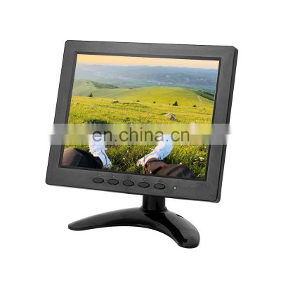 Hot LCD Monitor Touch Screen Display 8inch Desktop VGA/USB touch interface Wholesale