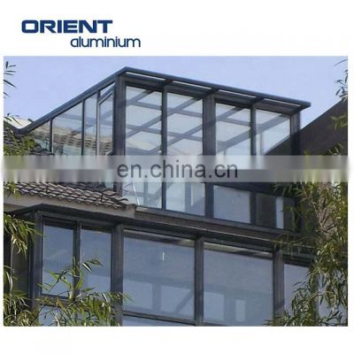new coming modern style economic sun room  aluminum poly carbonate garden greenhouse