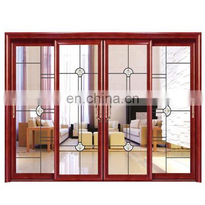 Aluminium balcony living room soundproof double glazing sliding door series