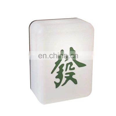 Usb Rechargeable Mahjong Shaped  Led Night Light Home Decorative Lamp Usb Light