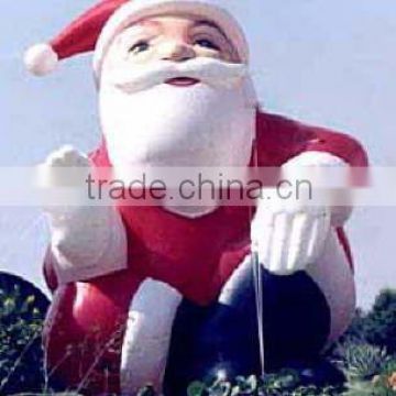 2015 Funny Double Inflatable Santa Claus amazon for sale