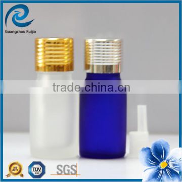 2014 hot sale colored frosted glass bottles with spigot