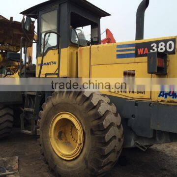 Komatsu WA380-3 front wheel loader,Used komatsu loader for sale price low