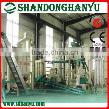 2015 New Save power high capacity CE Approved 4-6t/h wood pellet mill line