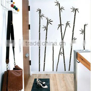 brown bamboo of new wall decoration sticker