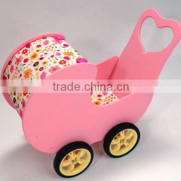 2015 new design wooden push along toy for girls