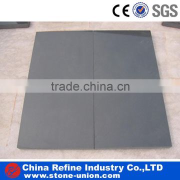 Black sandstone floor tile honed surface