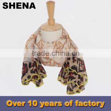 shena low price producer wholesale plain white silk scarves