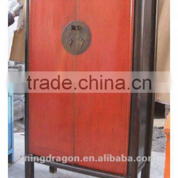 Chinese antique furniture Shandong Qiu wood Nuddle two door Cabinet