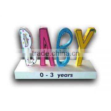 3D Colorful Logo Letter Stand