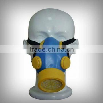 2016 high quality half face gas mask in TPR frame with activated carbon filter