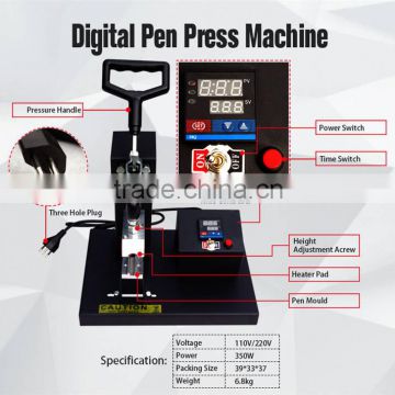 New product CustomI digital Sublimation pen heat press machine diy pen Logo