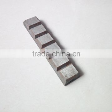 Wearing spare parts for excavator buckets Chocky bar Wearing chocky bar