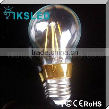 6W Hot new product for 2014 E14 B22 360 degree dimmable led filament bulb/led candle bulb light CE ROHS TUV